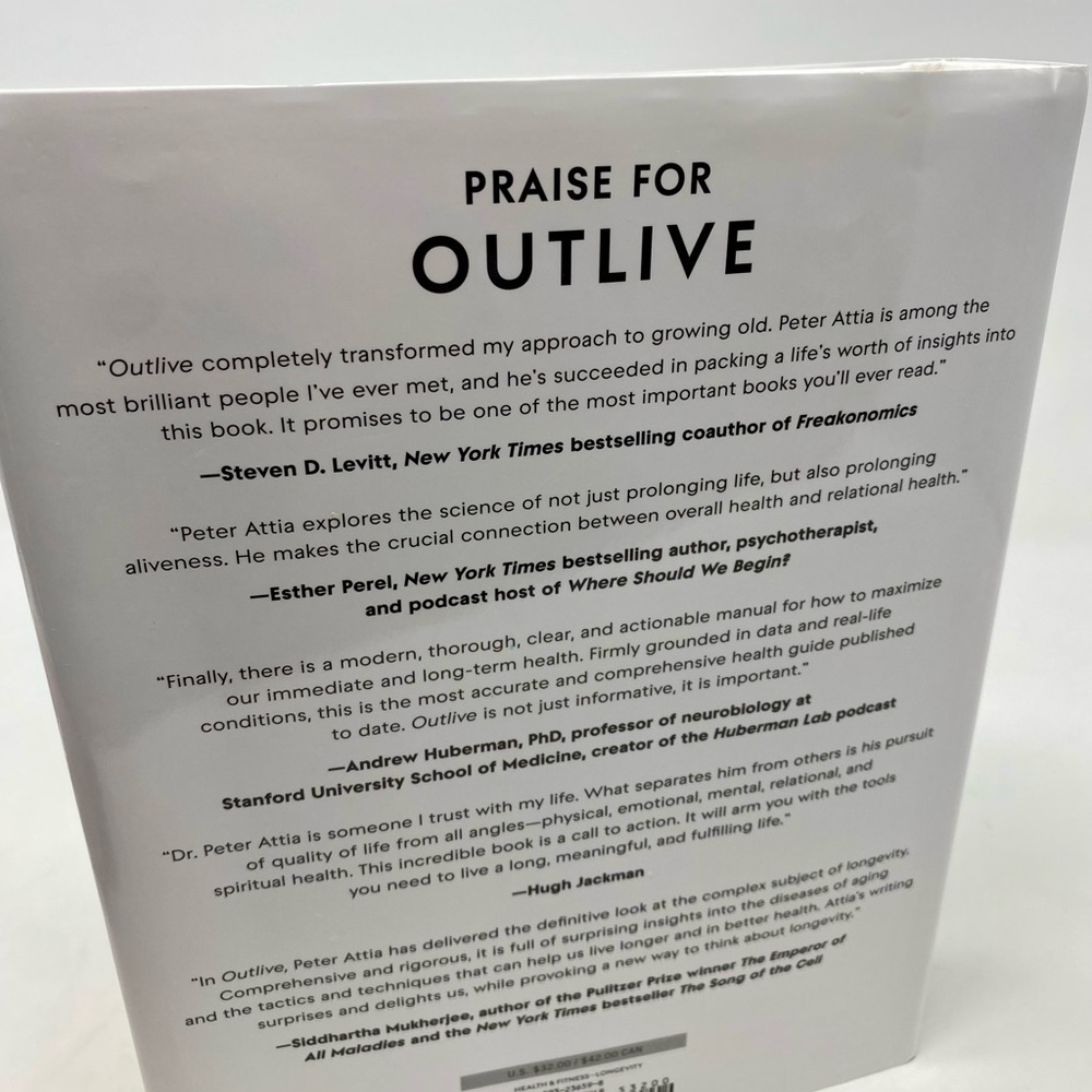 Outlive: The Science & Art of Longevity Book - Picture 3 of 3